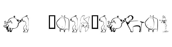 KR Scrappin Animals  Free Fonts Download