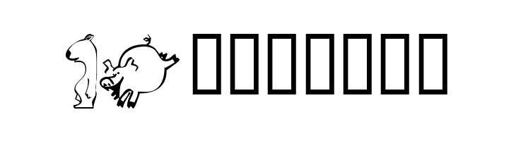KR Scrappin Animals  Free Fonts Download