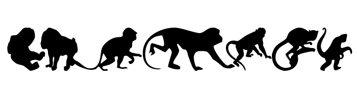 MonkeysDC Primates  Free Fonts Download