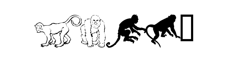 MonkeysDC Primates  Free Fonts Download