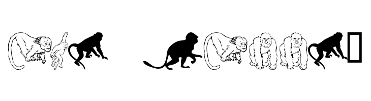 MonkeysDC Primates  Free Fonts Download