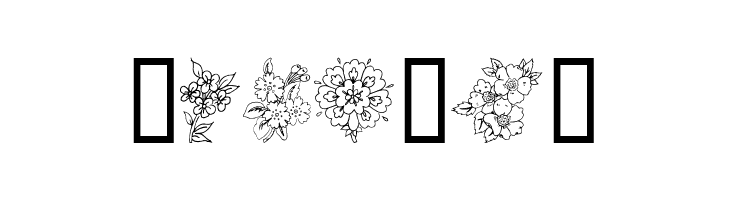 Traditional Floral Design II  Free Fonts Download