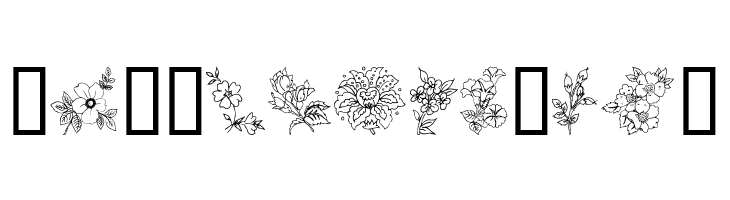 Traditional Floral Design II  Free Fonts Download