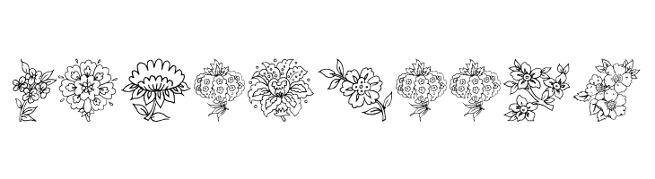 Traditional Floral Design II  Free Fonts Download