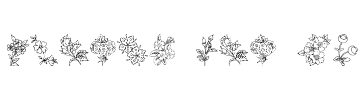 Traditional Floral Design II  Free Fonts Download