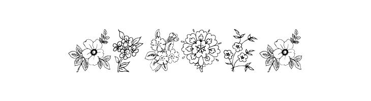 Traditional Floral Design II  Free Fonts Download