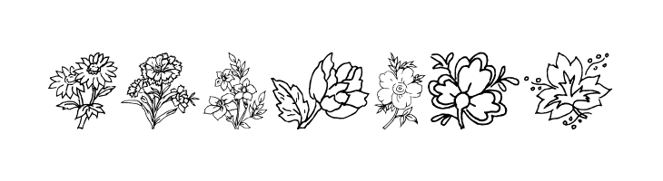 Traditional Floral Design III  Free Fonts Download