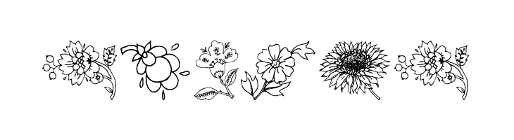 Traditional Floral Design III  Free Fonts Download