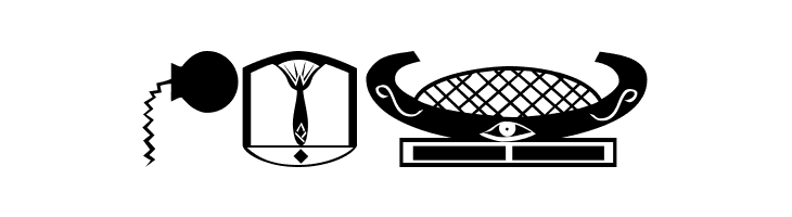 OldEgyptGlyphs  Free Fonts Download