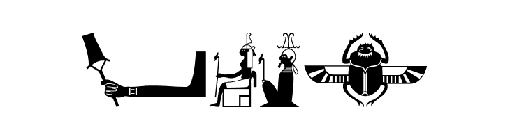 OldEgyptGlyphs  Free Fonts Download