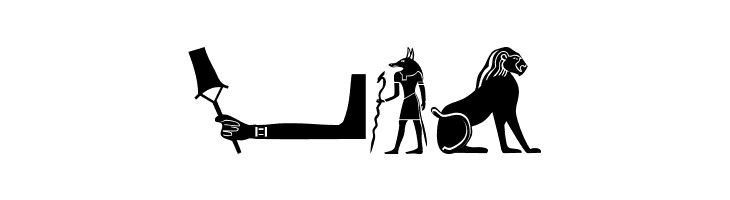 OldEgyptGlyphs  Free Fonts Download