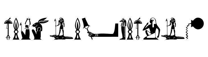 OldEgyptGlyphs  Free Fonts Download