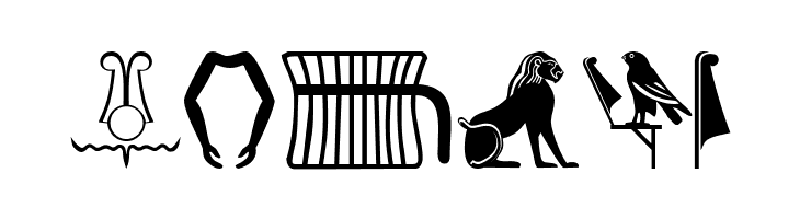 OldEgyptGlyphs  Free Fonts Download