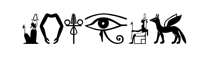 OldEgyptGlyphs  Free Fonts Download