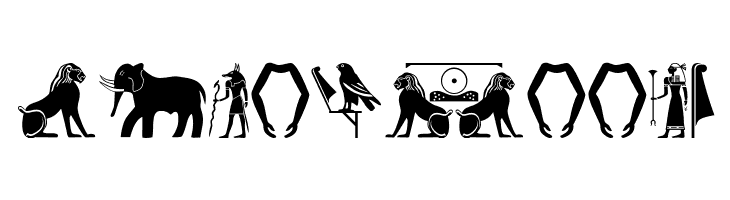 OldEgyptGlyphs  Free Fonts Download