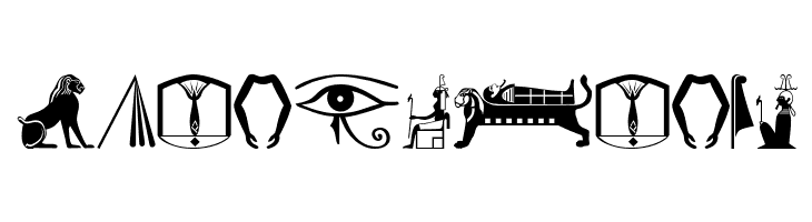 OldEgyptGlyphs  Free Fonts Download
