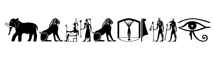 OldEgyptGlyphs  Free Fonts Download
