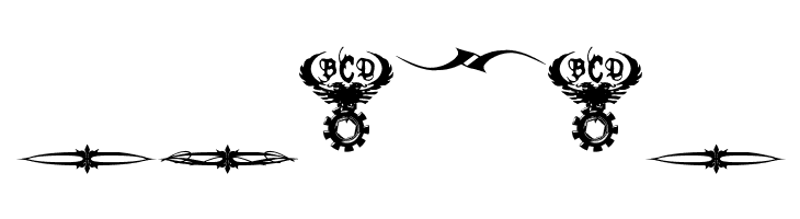 Marquis De Sade Ornaments  Free Fonts Download