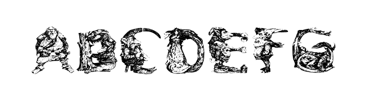 Elfabet  Decorative  Free Fonts Download