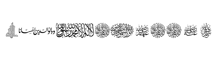 AGA Islamic Phrases  Free Fonts Download