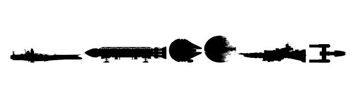 Famous Spaceships  Free Fonts Download