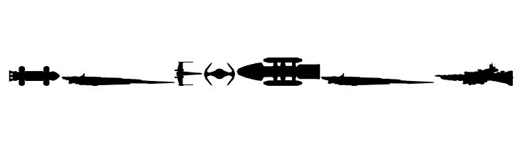 Famous Spaceships  Free Fonts Download