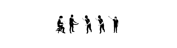 accion dingbat tipografia  Free Fonts Download