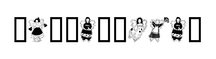 Angels around the world  Free Fonts Download