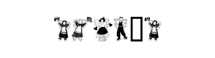 Angels around the world  Free Fonts Download