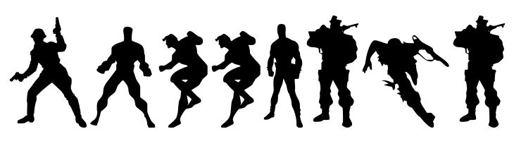 Action Men  Free Fonts Download