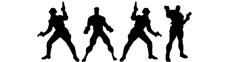 Action Men  Free Fonts Download