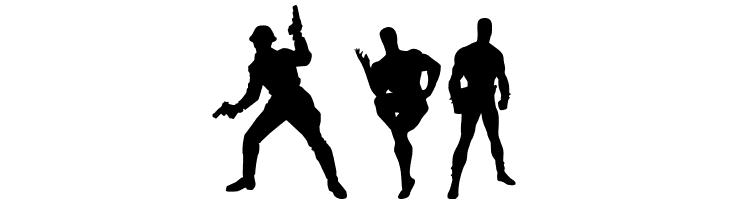 Action Men  Free Fonts Download