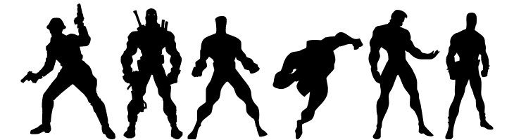 Action Men  Free Fonts Download