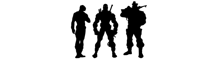 Action Men  Free Fonts Download