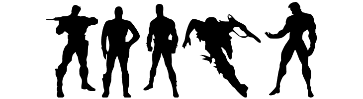 Action Men  Free Fonts Download