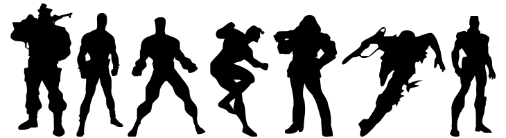 Action Men  Free Fonts Download