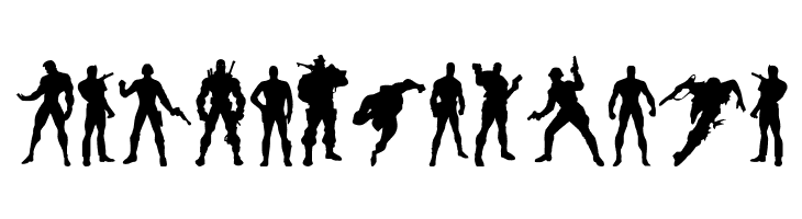 Action Men  Free Fonts Download