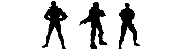 Action Men  Free Fonts Download