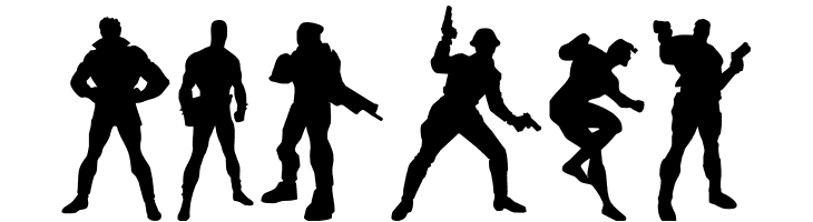 Action Men  Free Fonts Download