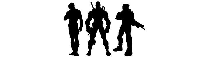 Action Men  Free Fonts Download