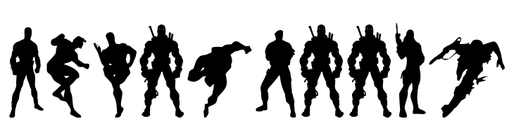 Action Men  Free Fonts Download