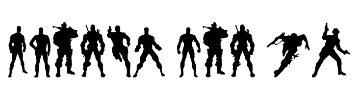 Action Men  Free Fonts Download