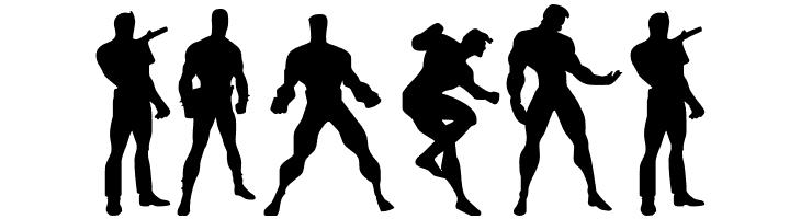 Action Men  Free Fonts Download