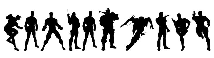 Action Men  Free Fonts Download