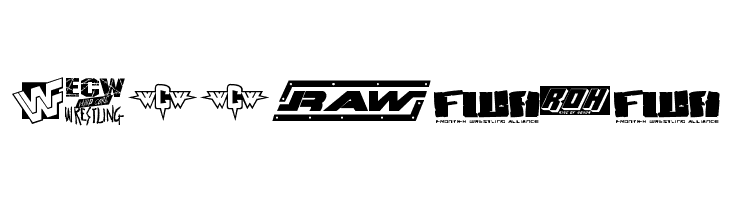 Pro Wrestling Logos  Free Fonts Download