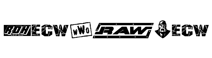 Pro Wrestling Logos  Free Fonts Download