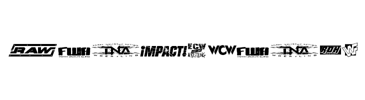 Pro Wrestling Logos  Free Fonts Download