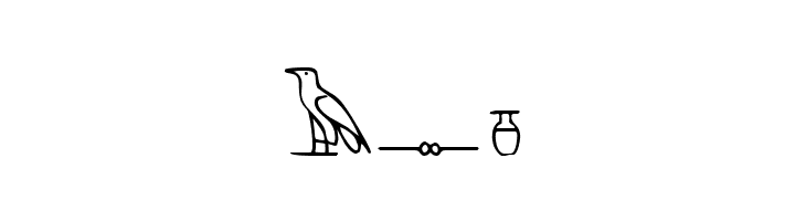 PharaohGlyph Medium  Free Fonts Download