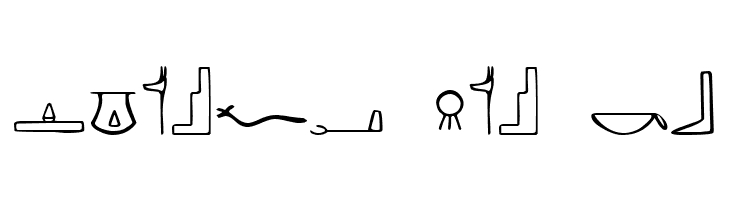 PharaohGlyph Medium  Free Fonts Download
