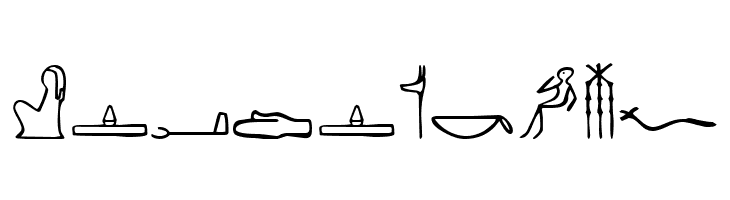 PharaohGlyph Medium  Free Fonts Download